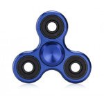 Wholesale Aluminum Metal Classic Fidget Spinner Hand Stress Reducer Toy for Anxiety Adult, Child (Blue)